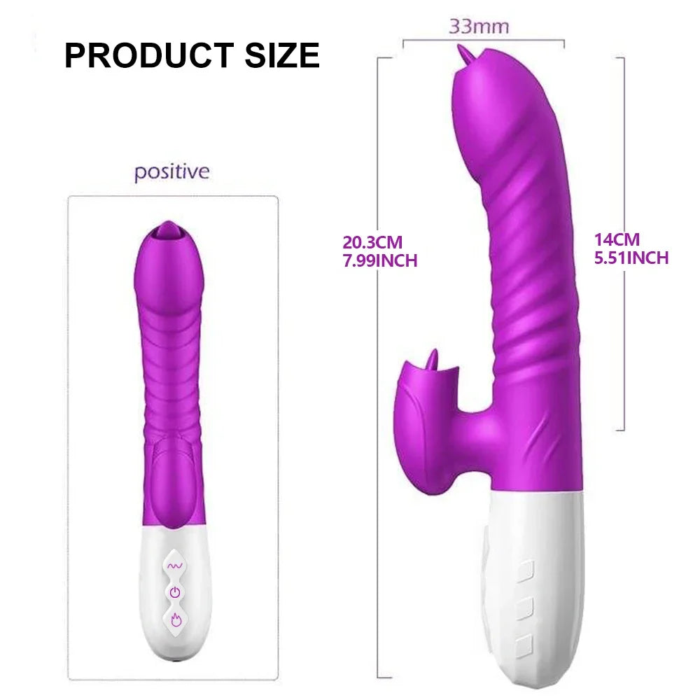 for Women Licking Clitoral Nipple Stimulator Heating Realistic