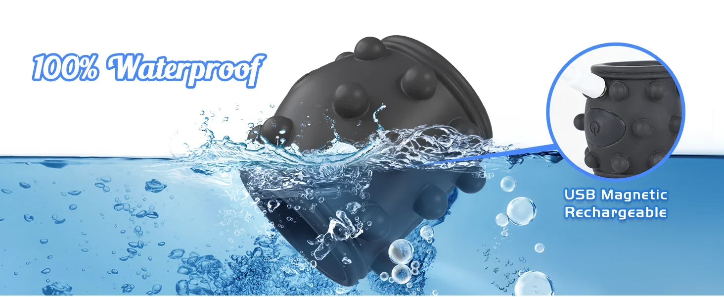 HESEKS Vibrating  Ring Vibrators for Men Delayed Ejaculation