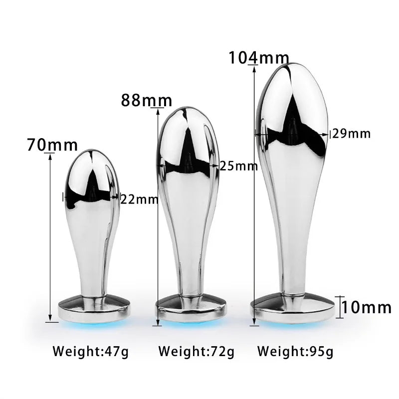 Metal Butt Toys Couples Dilator Adults