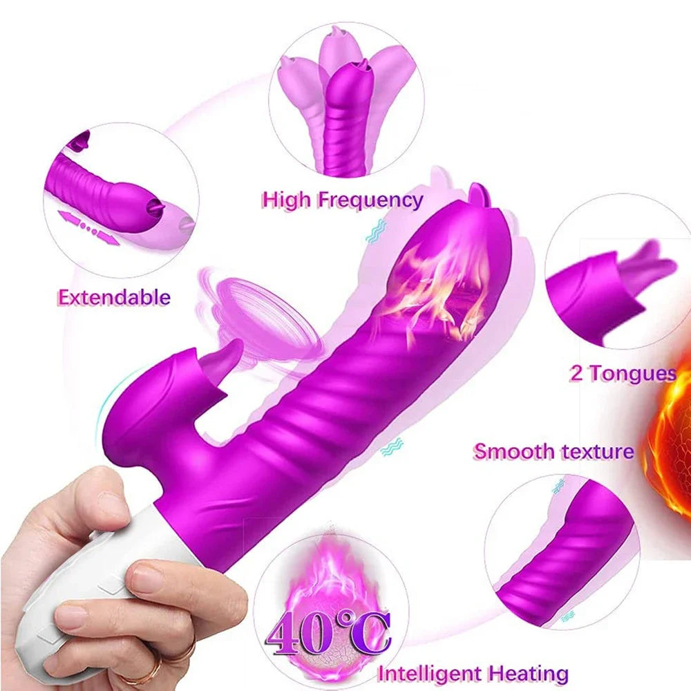 for Women Licking Clitoral Nipple Stimulator Heating Realistic