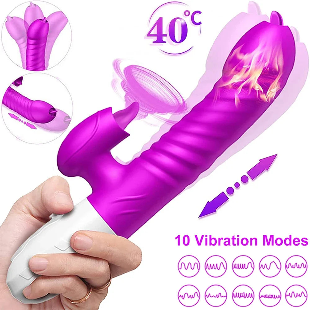 for Women Licking Clitoral Nipple Stimulator Heating Realistic