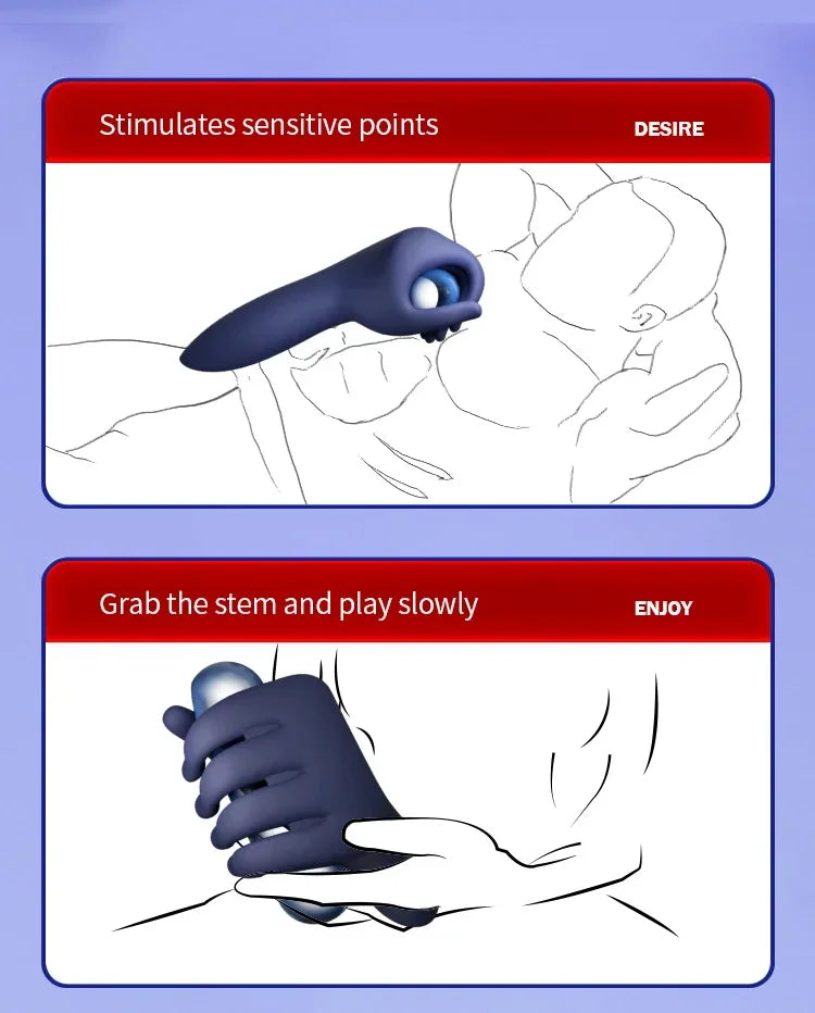 Trainer Glans Vibrator Stimulator Man