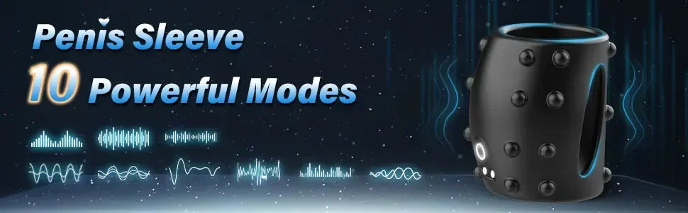 HESEKS Vibrating  Ring Vibrators for Men Delayed Ejaculation