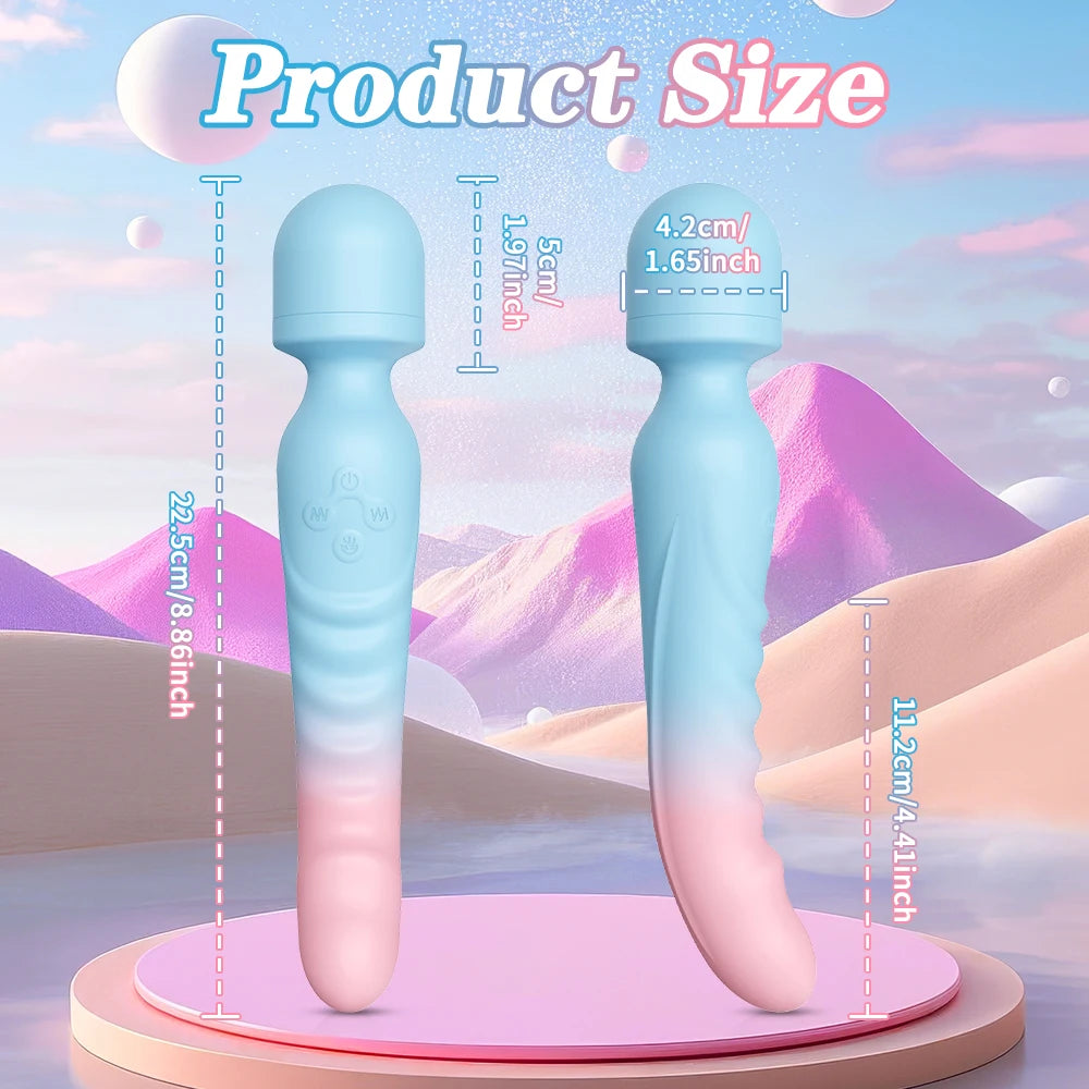 for Women Colorful AV Vibrator Magic Wand Clitoris Stimulator Strong Vibration
