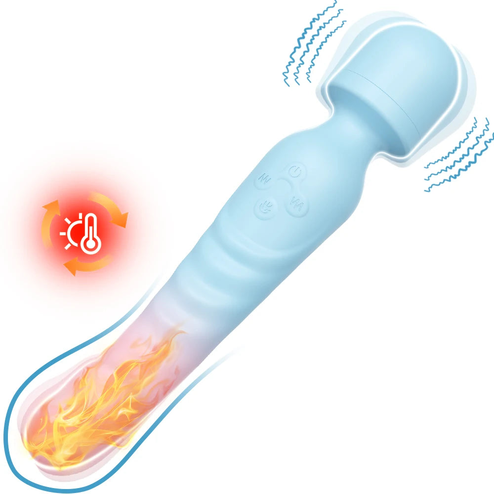 for Women Colorful AV Vibrator Magic Wand Clitoris Stimulator Strong Vibration